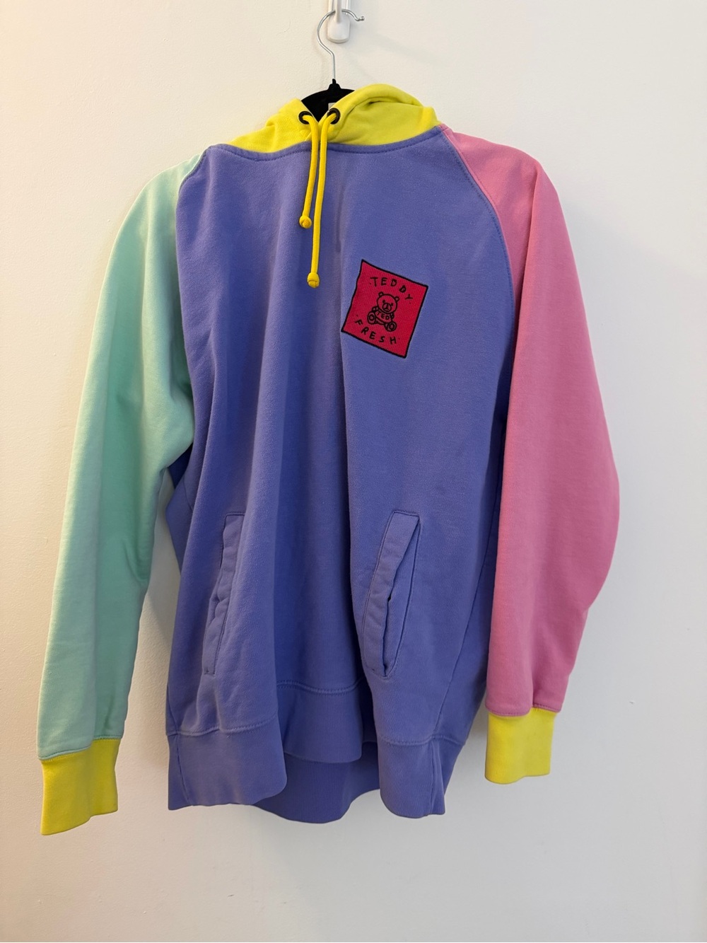 Teddy Fresh Color Block Hoodie